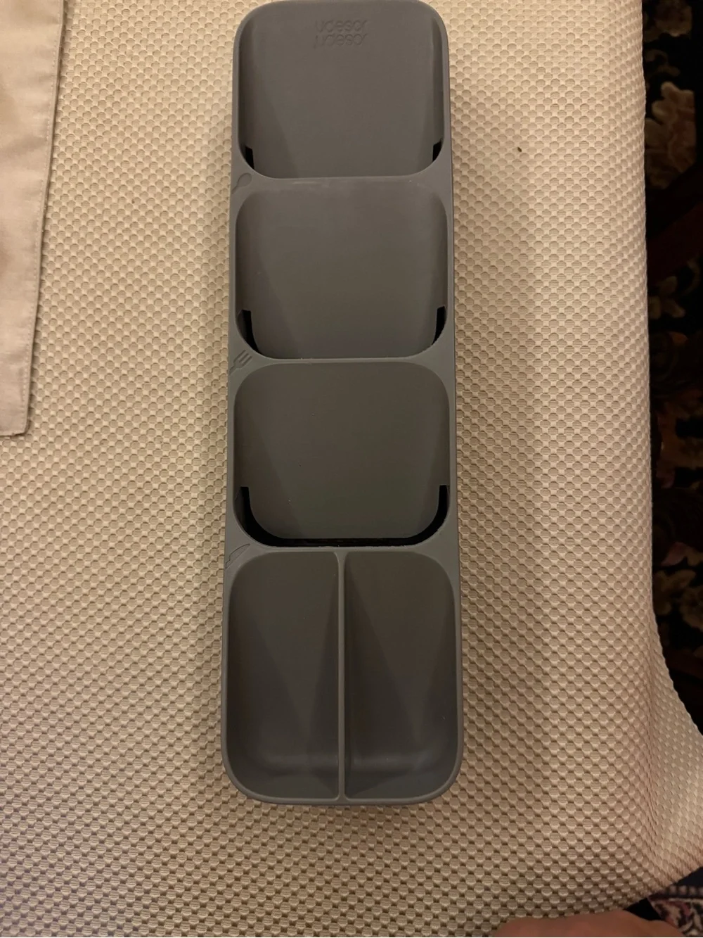 Gray DrawerStore Compact Cutlery Organiser